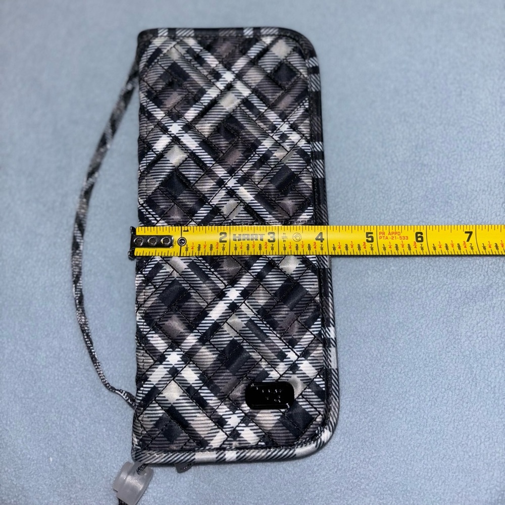 Lug life “sleeper” plaid makeup brush holder